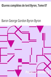 Book cover of "Œuvres complètes de lord Byron, Tome 07 - comprenant ses mémoires publiées par Thomas Moore"