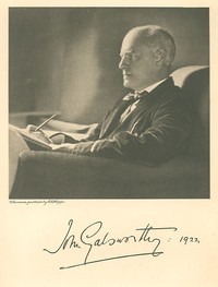 Book cover of "The Works of John Galsworthy - An Index of the Project Gutenberg Works of Galsworthy"