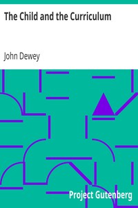 Book cover of "The Child and the Curriculum"