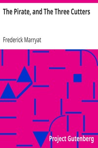 Book cover of "The Pirate, and The Three Cutters"