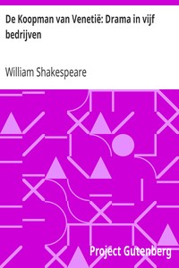 Book cover of "De Koopman van Venetië: Drama in vijf bedrijven"