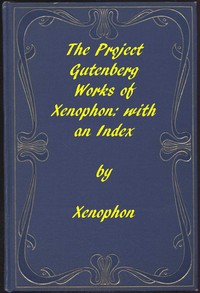 Book cover of "The Project Gutenberg Works of Xenophon: An Index"