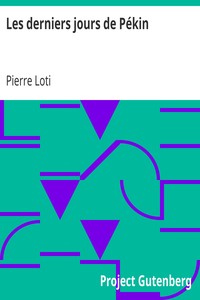 Book cover of "Les derniers jours de Pékin"