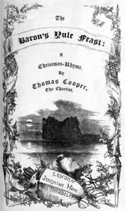 Book cover of "The Baron's Yule Feast: A Christmas Rhyme"