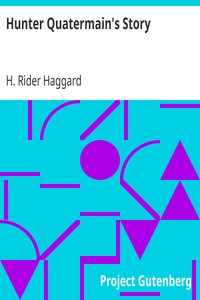 Book cover of "Hunter Quatermain's Story"