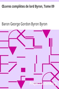 Book cover of "Œuvres complètes de lord Byron, Tome 09 - comprenant ses mémoires publiés par Thomas Moore"
