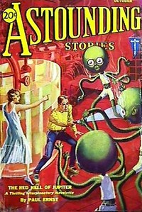 Book cover of "The Red Hell of Jupiter"