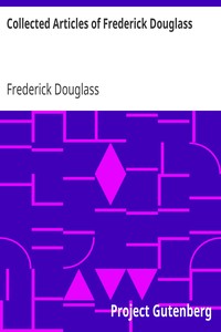 Book cover of "Collected Articles of Frederick Douglass"