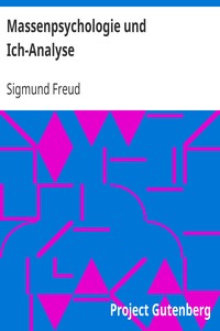 Book cover of "Massenpsychologie und Ich-Analyse"