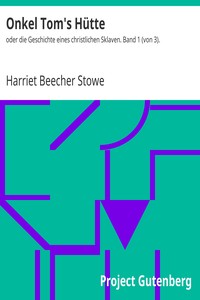 Book cover of "Onkel Tom's Hütte : $b oder die Geschichte eines christlichen Sklaven. Band 1 (von 3)."