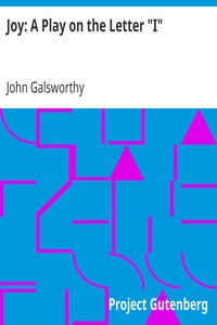 Book cover of "Joy: A Play on the Letter "I""