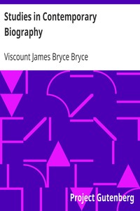 Book cover of "Studies in Contemporary Biography"