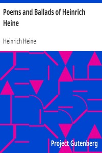 Book cover of "Poems and Ballads of Heinrich Heine"