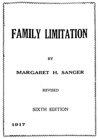 Book cover of "Family Limitation"