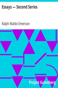 Book cover of "Essays — Second Series"