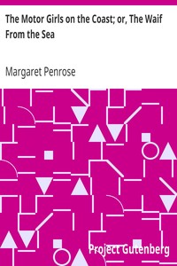 Book cover of "The Motor Girls on the Coast; or, The Waif From the Sea"
