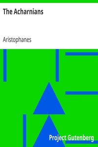 Book cover of "The Acharnians"