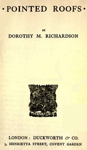 Book cover of "Pointed Roofs: Pilgrimage, Volume 1"