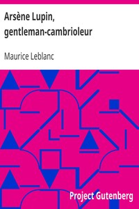 Book cover of "Arsène Lupin, gentleman-cambrioleur"