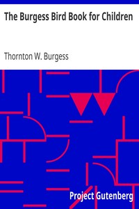 Book cover of "The Burgess Bird Book for Children"