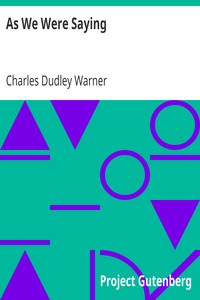 Book cover of "As We Were Saying"