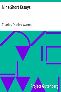 Book cover of "Nine Short Essays"