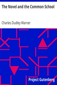 Book cover of "The Novel and the Common School"