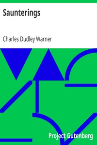 Book cover of "Saunterings"