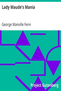 Book cover of "Lady Maude's Mania"