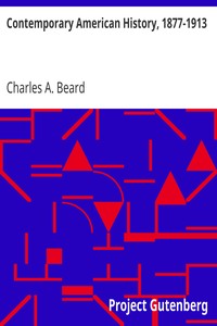 Book cover of "Contemporary American History, 1877-1913"