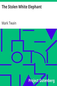 Book cover of "The Stolen White Elephant"