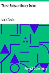 Book cover of "Those Extraordinary Twins"