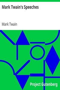 Book cover of "Mark Twain's Speeches"