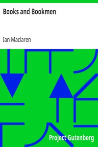 Book cover of "Books and Bookmen"