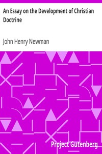 Book cover of "An Essay on the Development of Christian Doctrine"