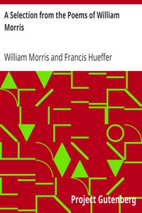 Book cover of "A Selection from the Poems of William Morris"