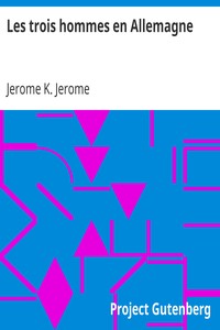 Book cover of "Les trois hommes en Allemagne"