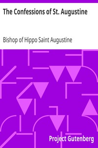 Book cover of "The Confessions of St. Augustine"