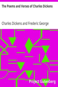 Book cover of "The Poems and Verses of Charles Dickens"