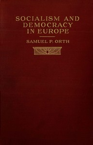Book cover of "Socialism and Democracy in Europe"