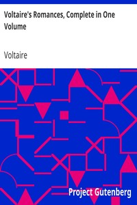 Book cover of "Voltaire's Romances, Complete in One Volume"