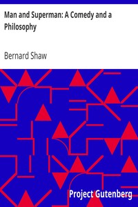 Book cover of "Man and Superman: A Comedy and a Philosophy"