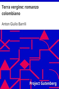 Book cover of "Terra vergine: romanzo colombiano"