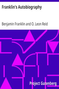 Book cover of "Franklin's Autobiography - (Eclectic English Classics)"