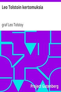 Book cover of "Leo Tolstoin kertomuksia"