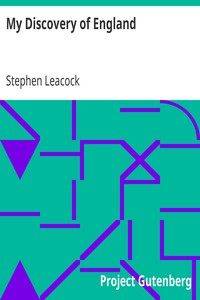 Book cover of "My Discovery of England"