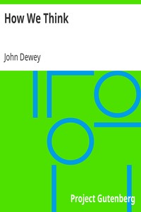 Book cover of "How We Think"