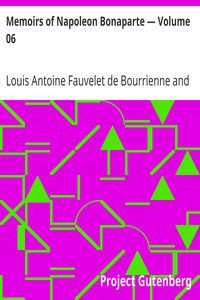 Book cover of "Memoirs of Napoleon Bonaparte — Volume 06"
