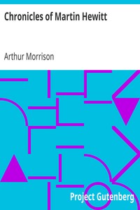 Book cover of "Chronicles of Martin Hewitt"
