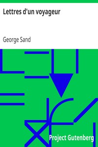 Book cover of "Lettres d'un voyageur"